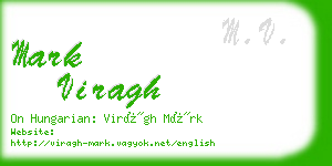 mark viragh business card